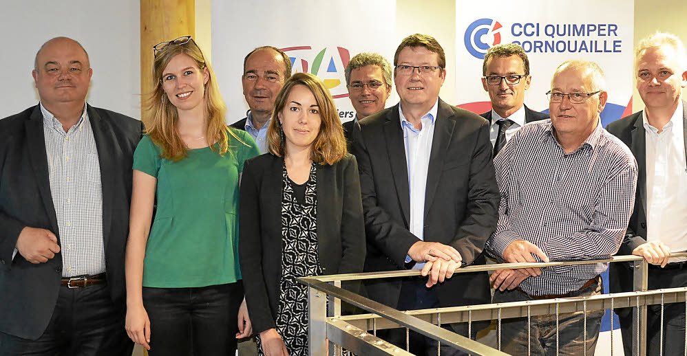 Quimper-Communauté, Brest-Métropole-Océane, la CCI de Quimper et la chambre de métiers du Finistère sont les quatre organisateurs du forum Terre d'Entreprises.