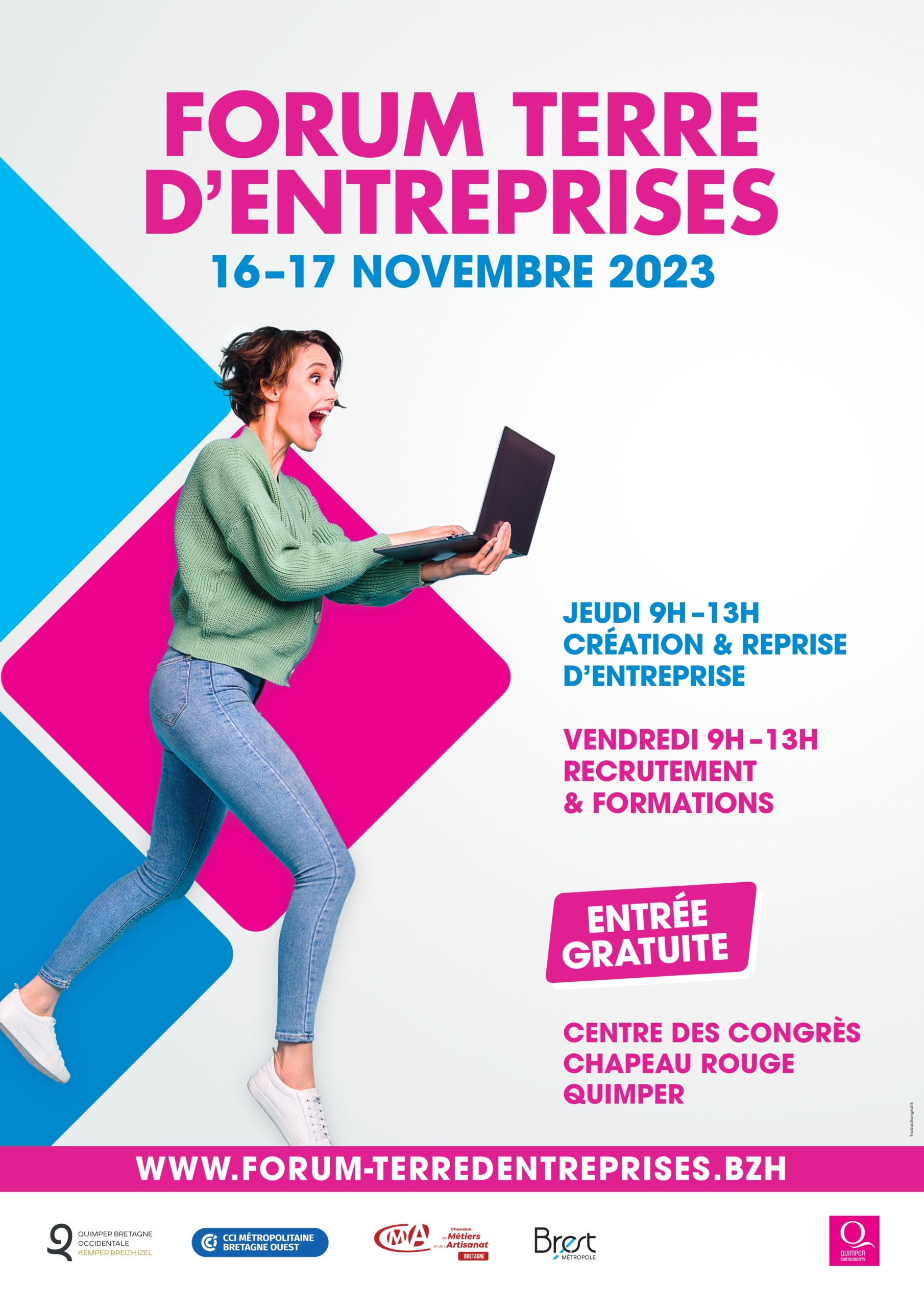 FTE-2023 Forum Terre d'Entreprises les 16 et 17 novembre 2023